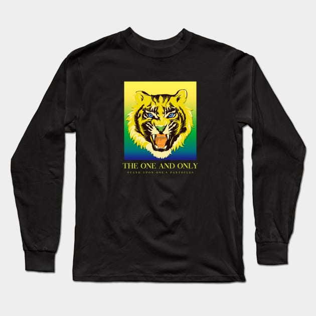 Color tiger head Long Sleeve T-Shirt by JKAN